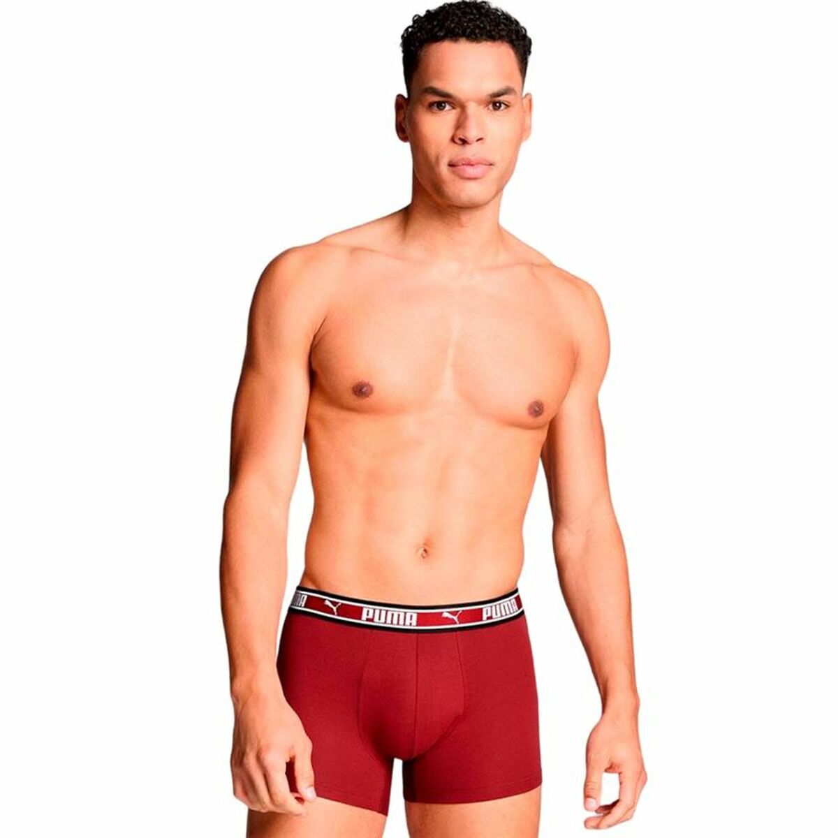 Puma Men's Boxer Shorts Puma Black Red