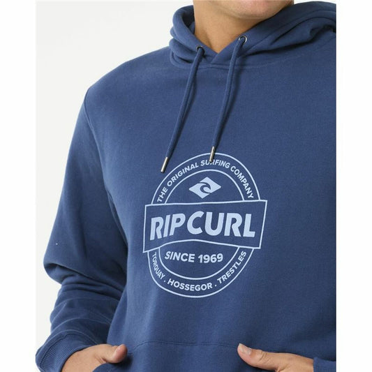 Rip Curl Men’s Hoodie Rip Curl Stapler Hood Blue