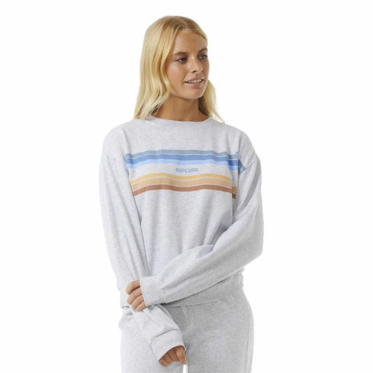 Rip Curl Women’s Sweatshirt Without Hood Rip Curl High Tide Surf Crew Grey