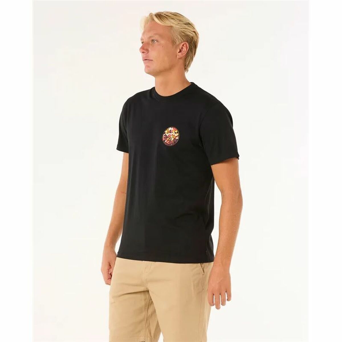 Rip Curl Men’s Short Sleeve T-Shirt Rip Curl Passage Tee Black