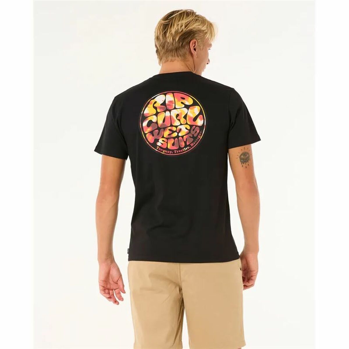 Rip Curl Men’s Short Sleeve T-Shirt Rip Curl Passage Tee Black