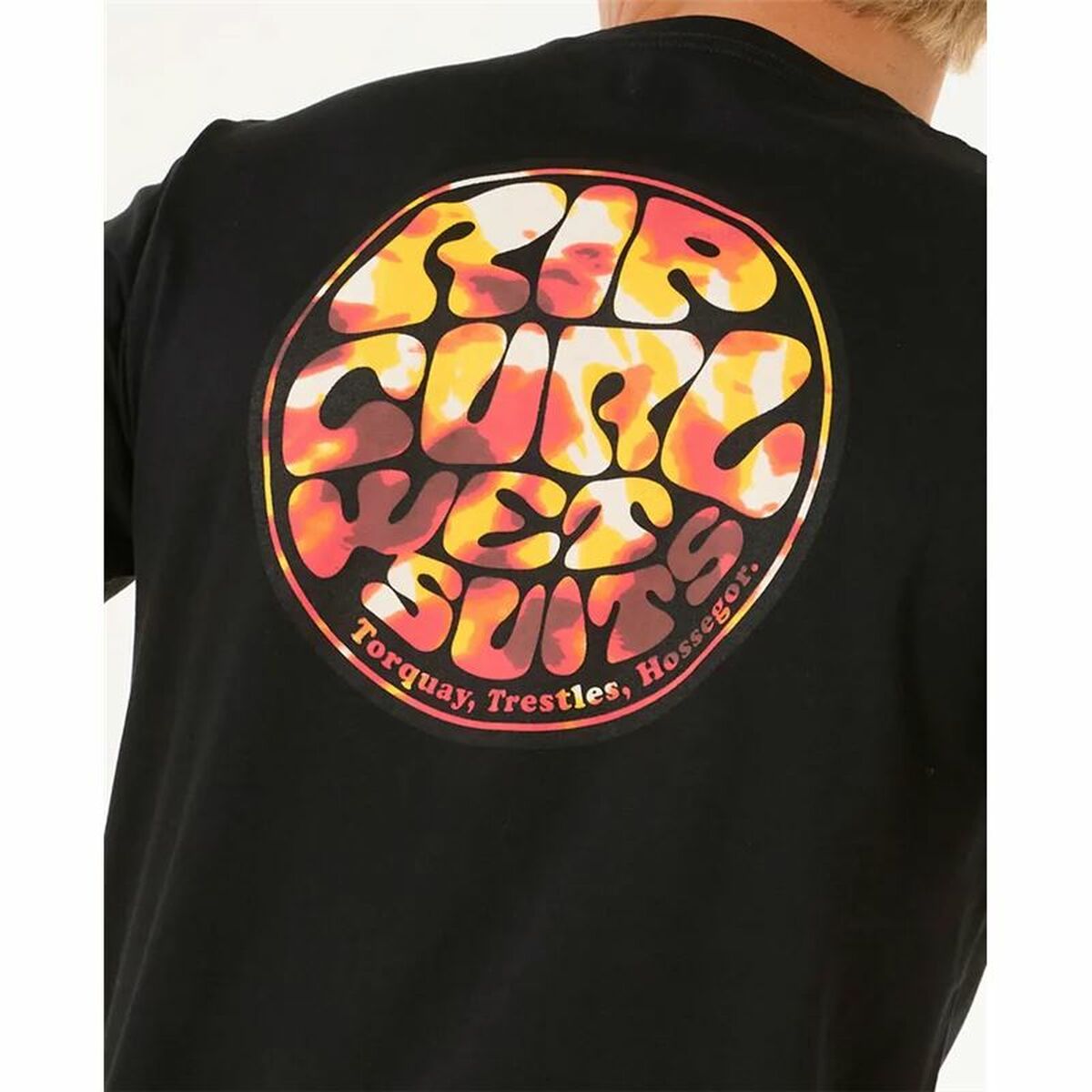 Rip Curl Men’s Short Sleeve T-Shirt Rip Curl Passage Tee Black