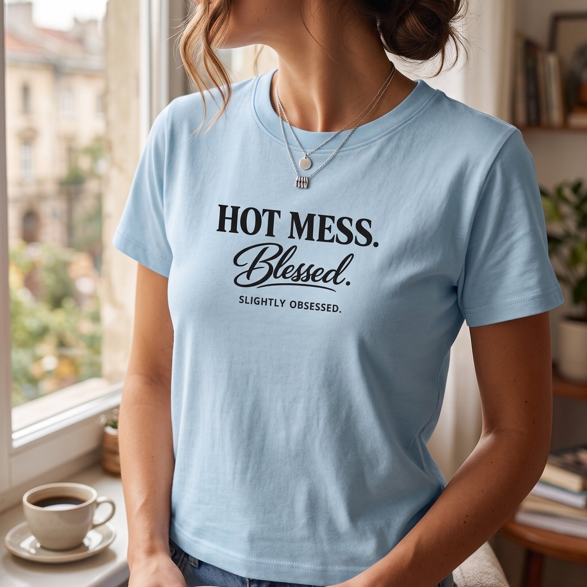 The "Hot Mess. Blessed." Signature Tee