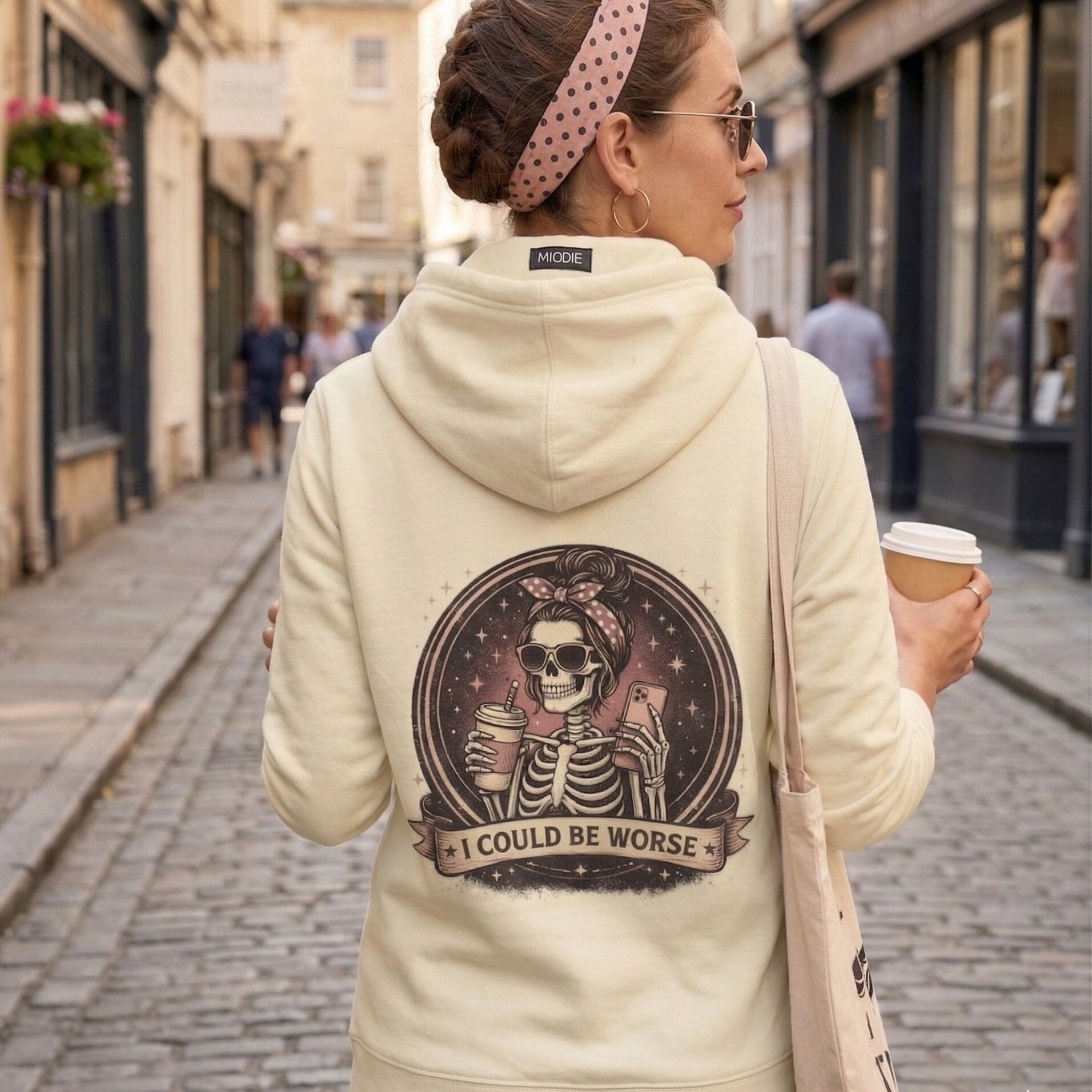 The 'I Could Be Worse' Premium Graphic Hoodie