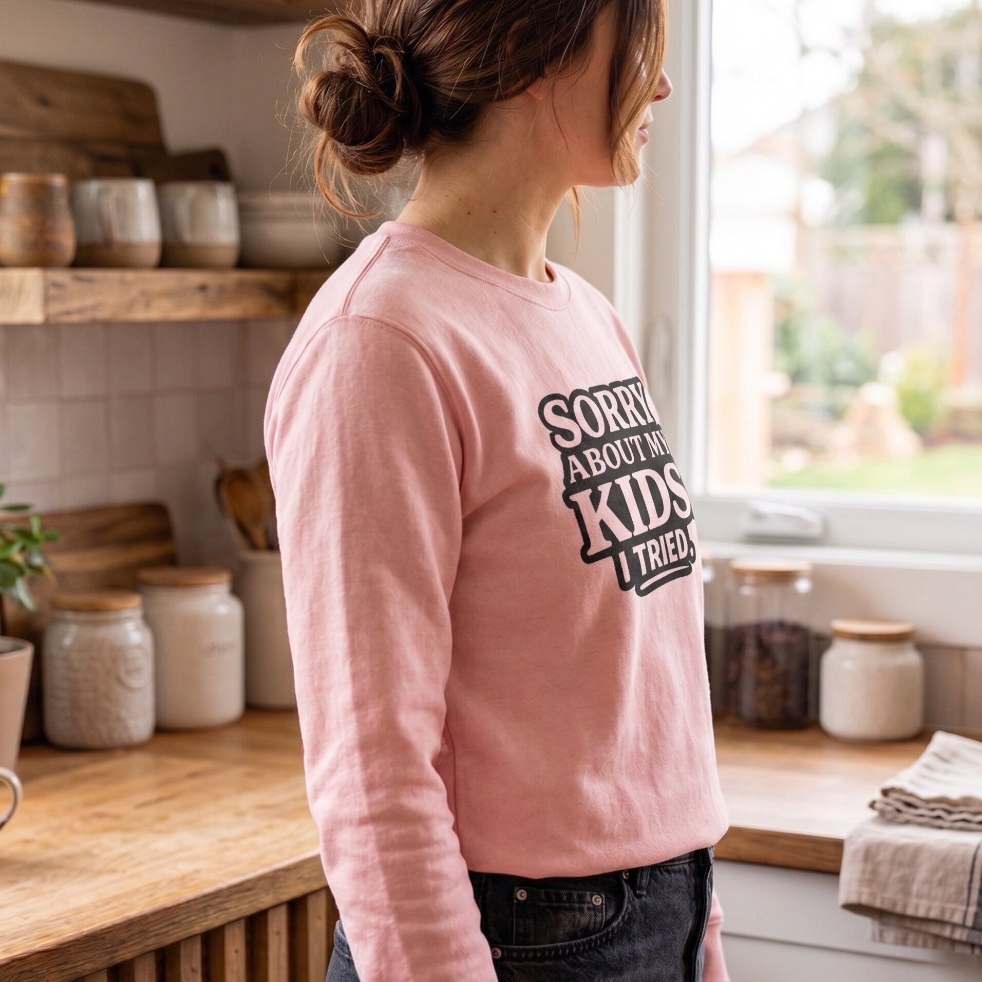 The Icon Sweatshirt: "Sorry About My Kids" Limited Edition