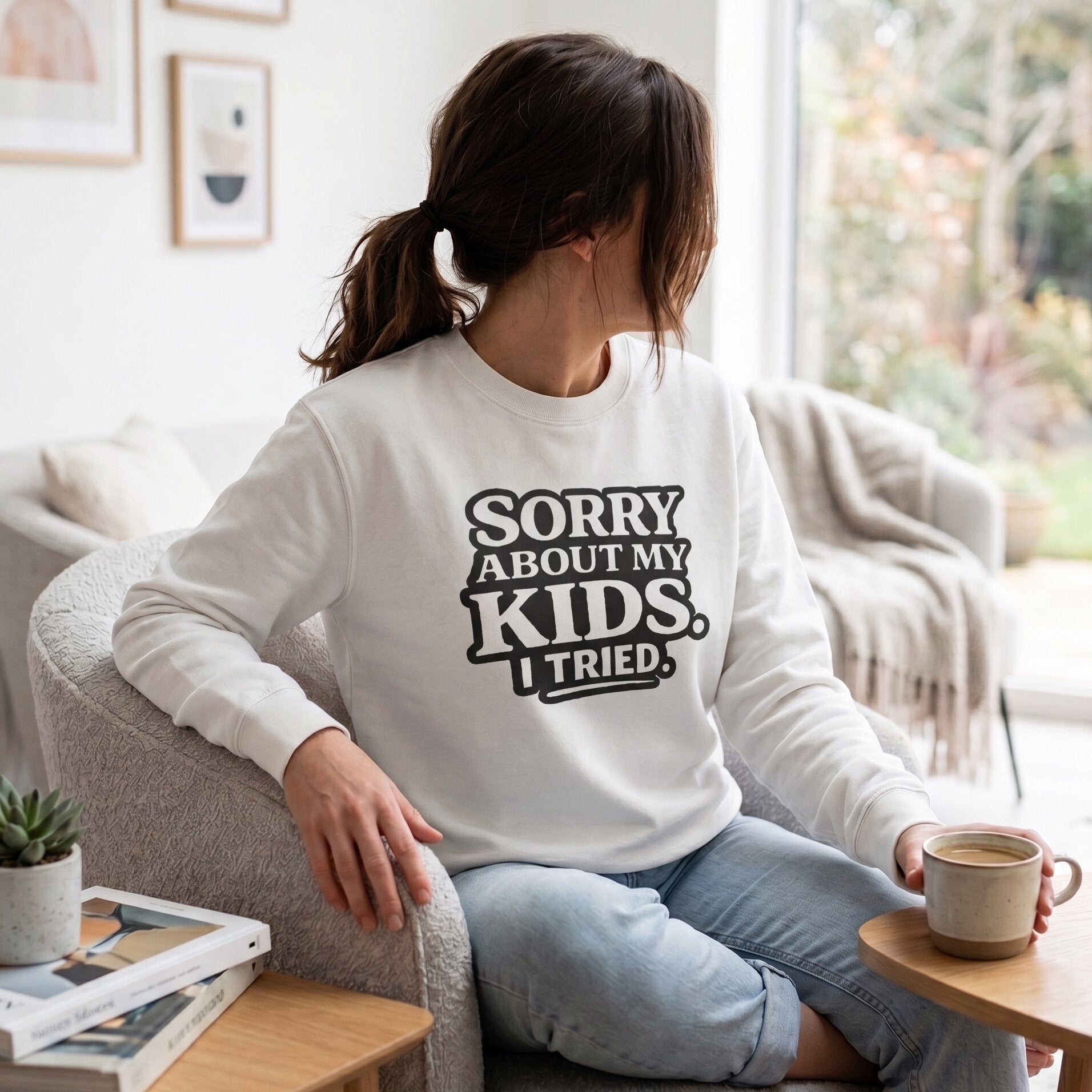 The Icon Sweatshirt: "Sorry About My Kids" Limited Edition