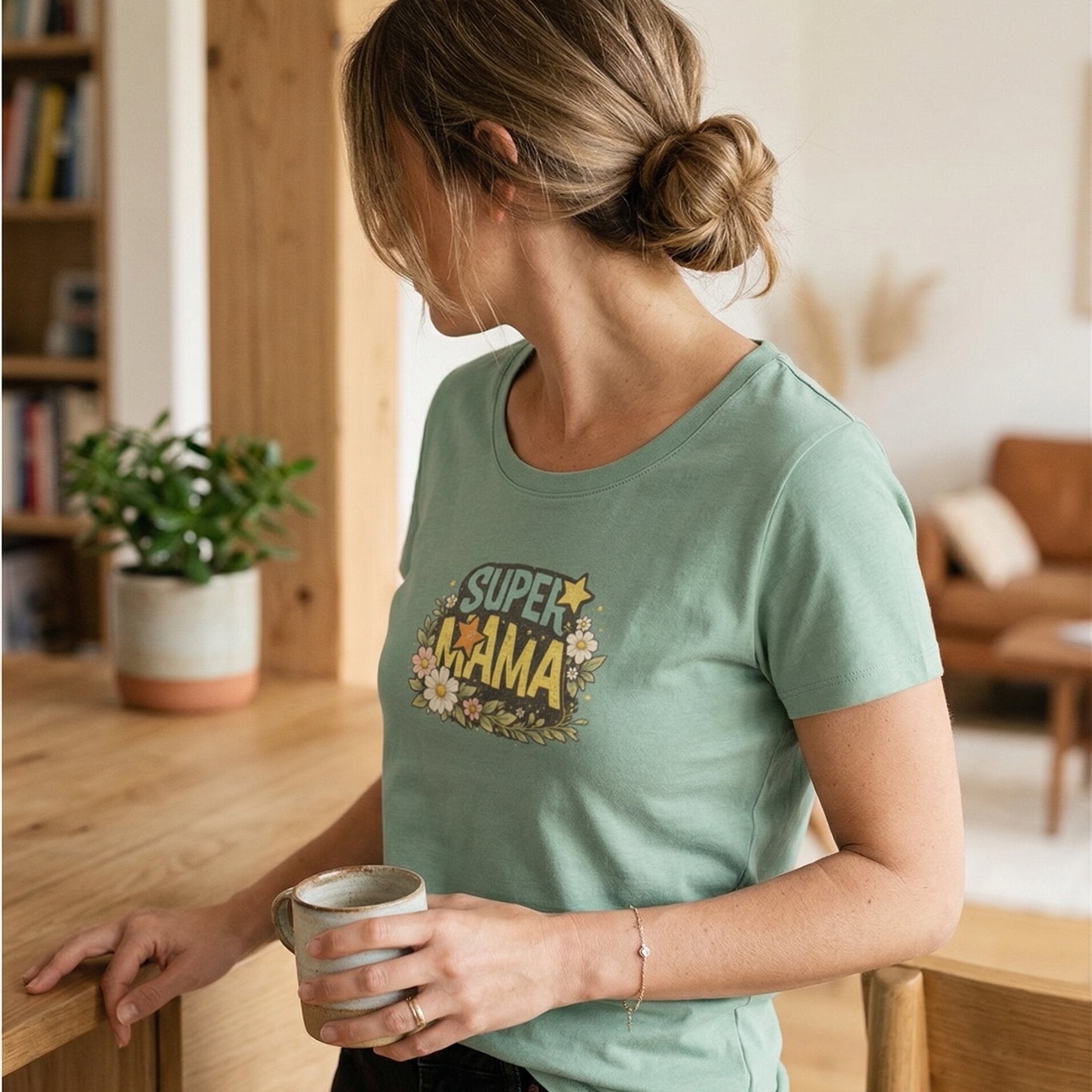 Super Mama Floral Tee