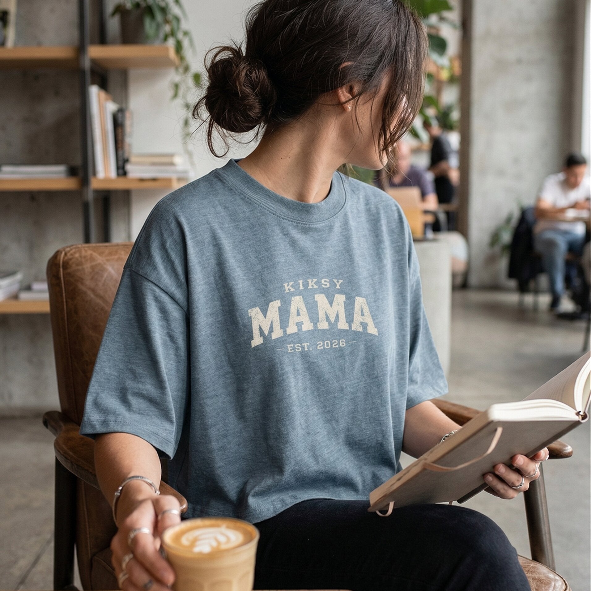 KIKSY MAMA Est. 2026 Vintage Collegiate Tee