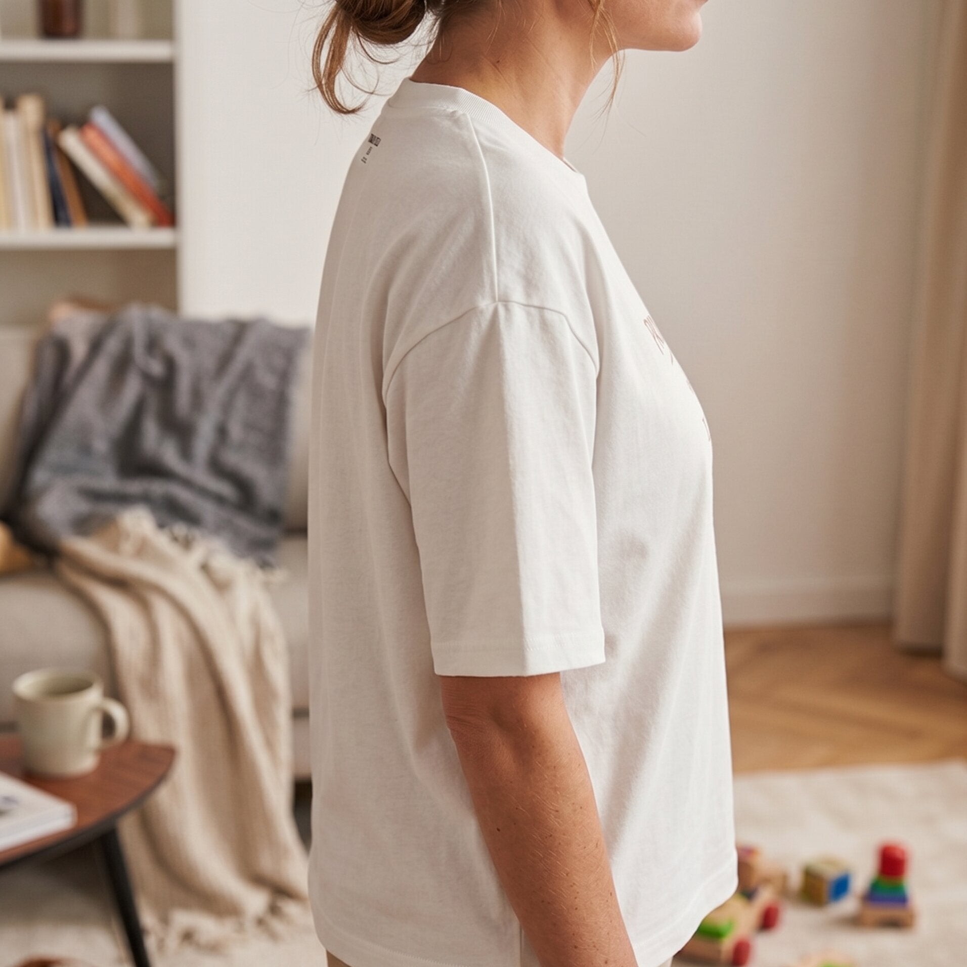 The "Honest Decorator" Tee: Proud sponsor of a very messy living room