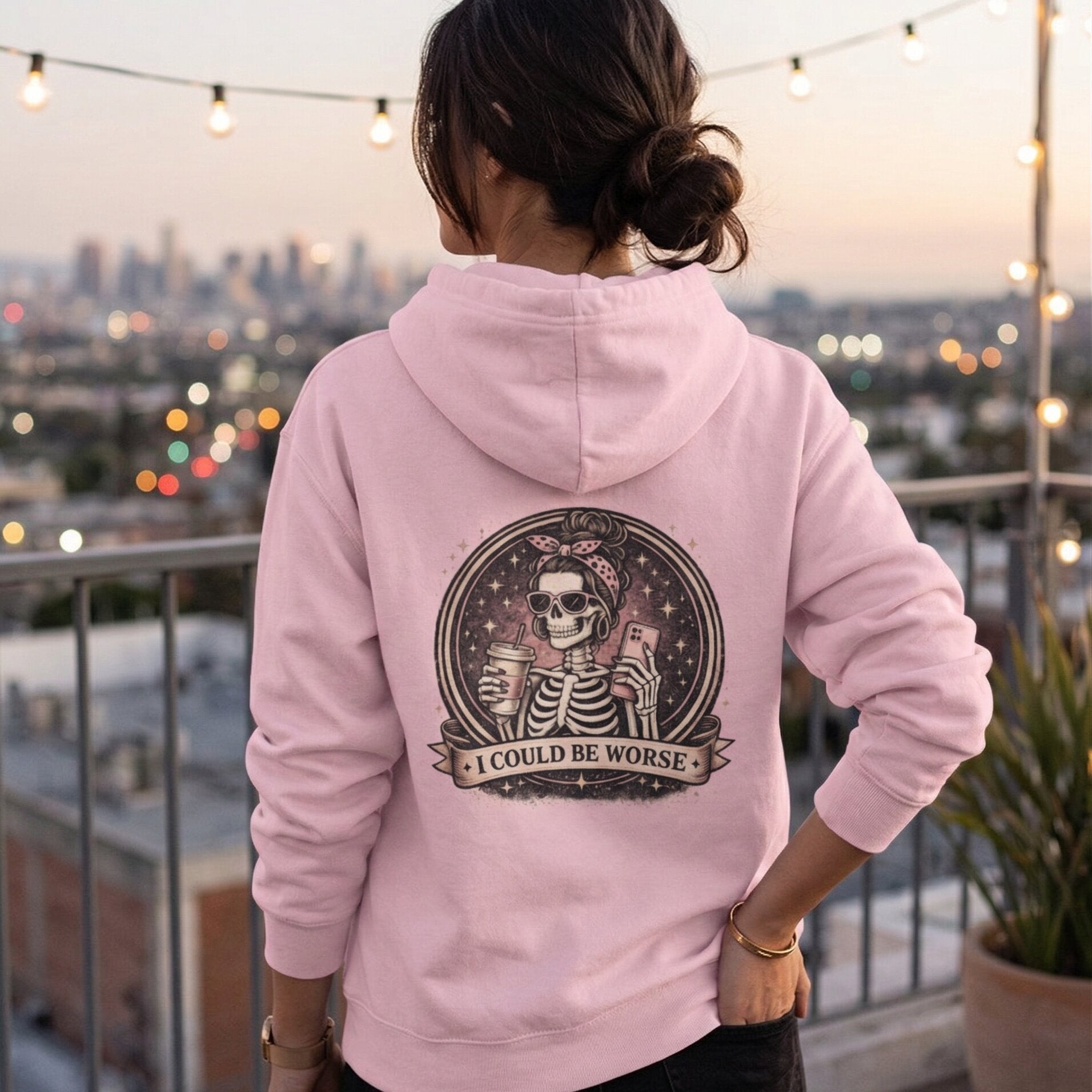 The 'I Could Be Worse' Premium Graphic Hoodie
