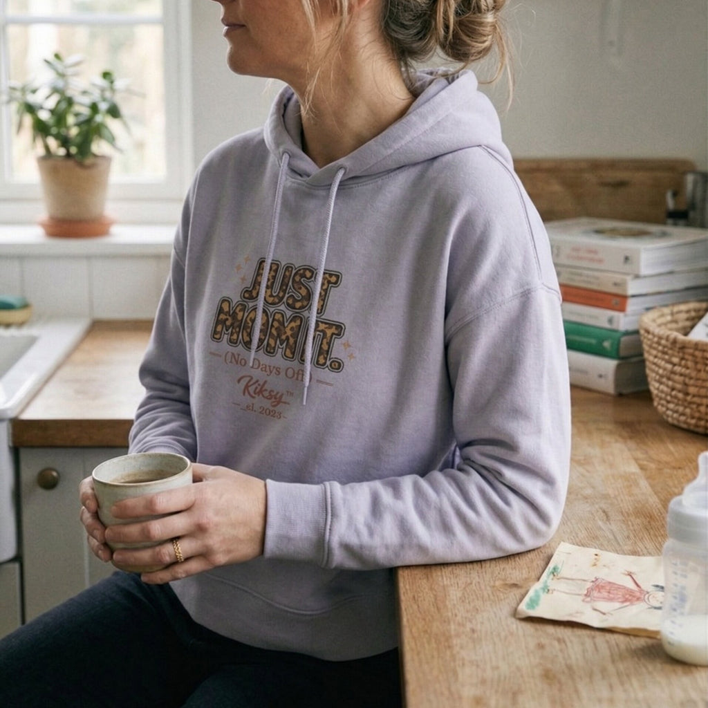"JUST MOM IT (No Days Off)" Premium Relaxed Hoodie
