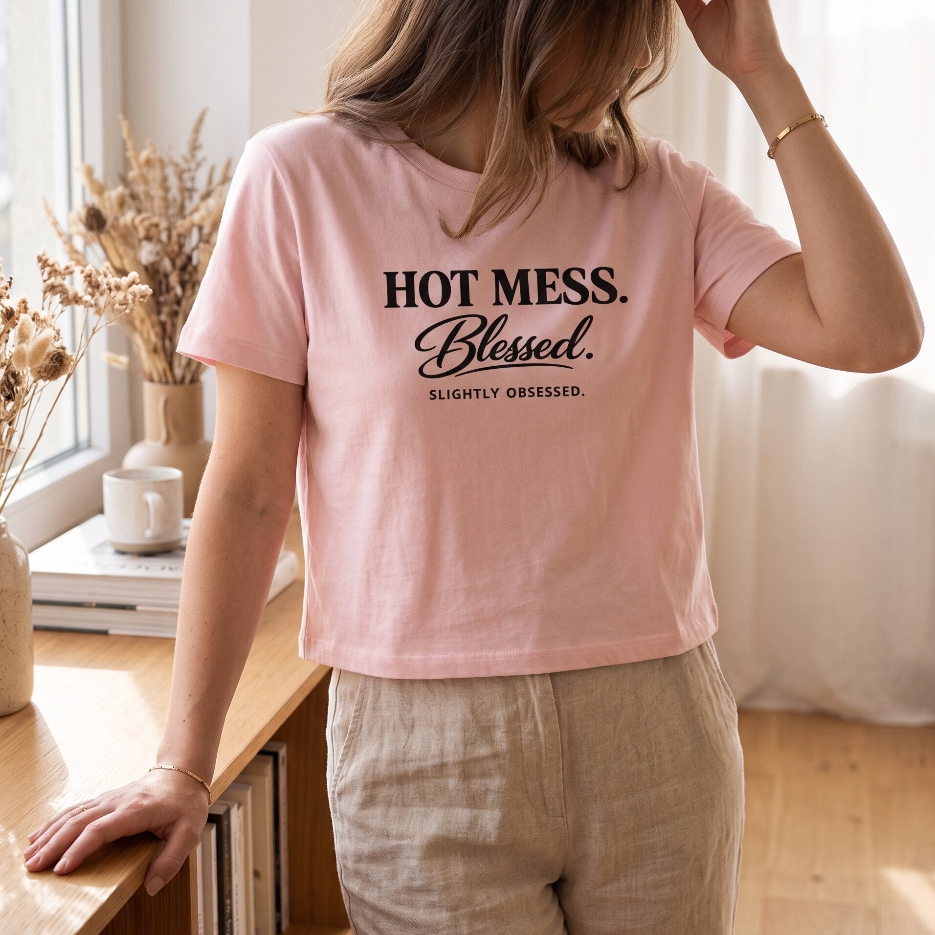 The "Hot Mess. Blessed." Signature Tee