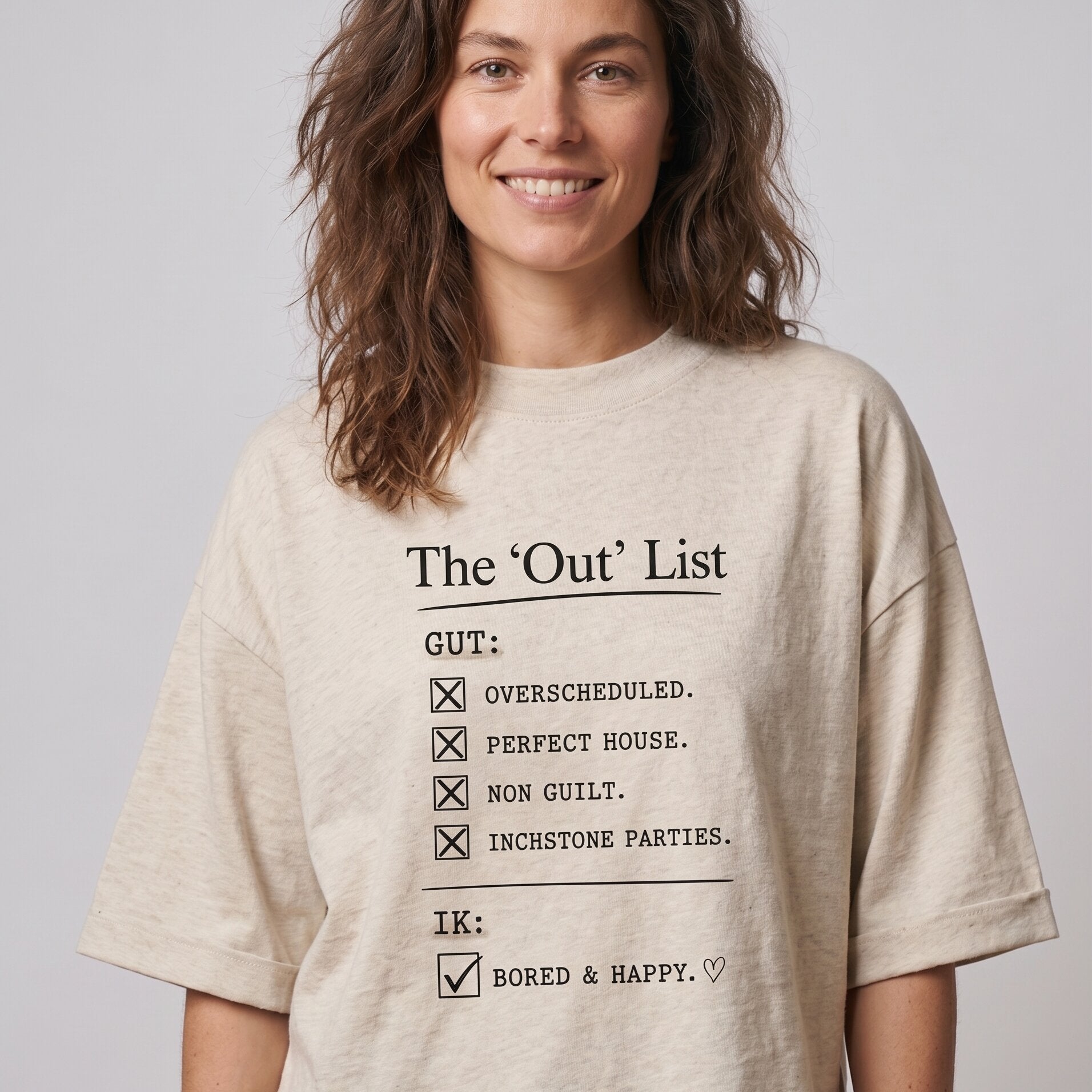The ‘Out’ List Oversized T-Shirt