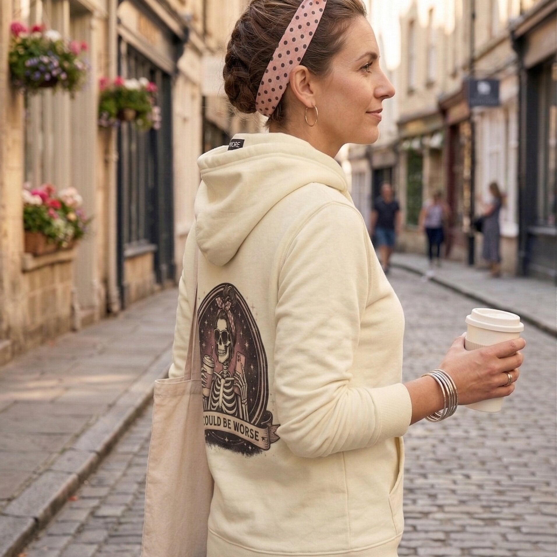 The 'I Could Be Worse' Premium Graphic Hoodie