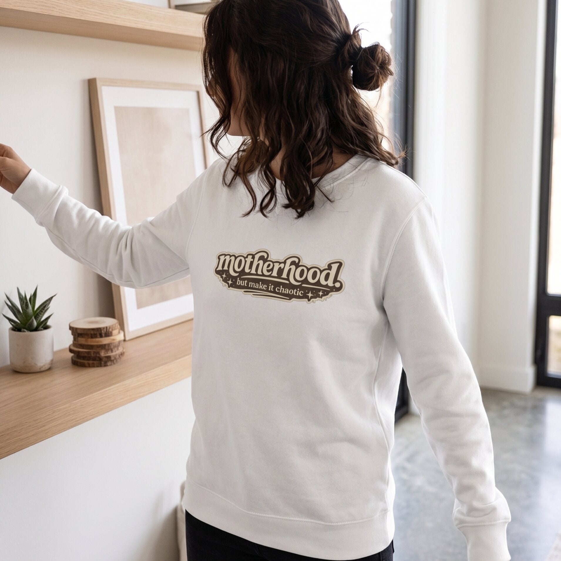 The "Chaotic Motherhood" Essential Premium Sweatshirt