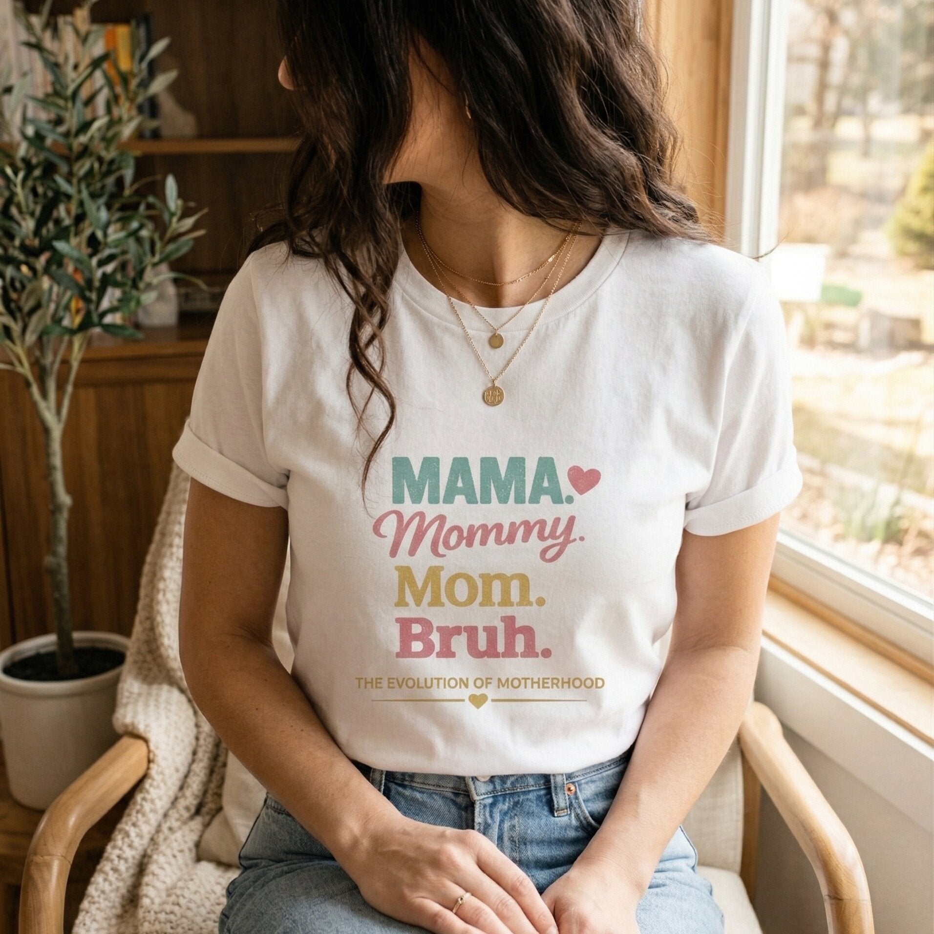 The Evolution of Motherhood Tee