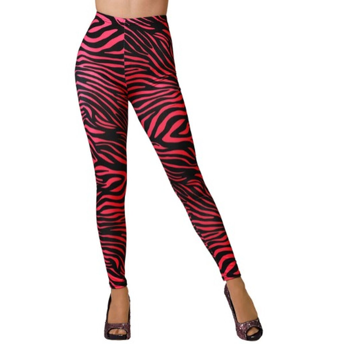 Bigbuy Fashion Leggings Pink Stripes