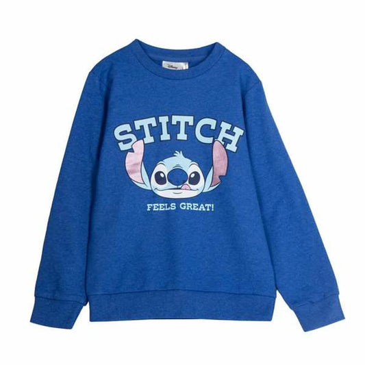 Stitch Children’s Sweatshirt Without Hood Stitch Dark Blue