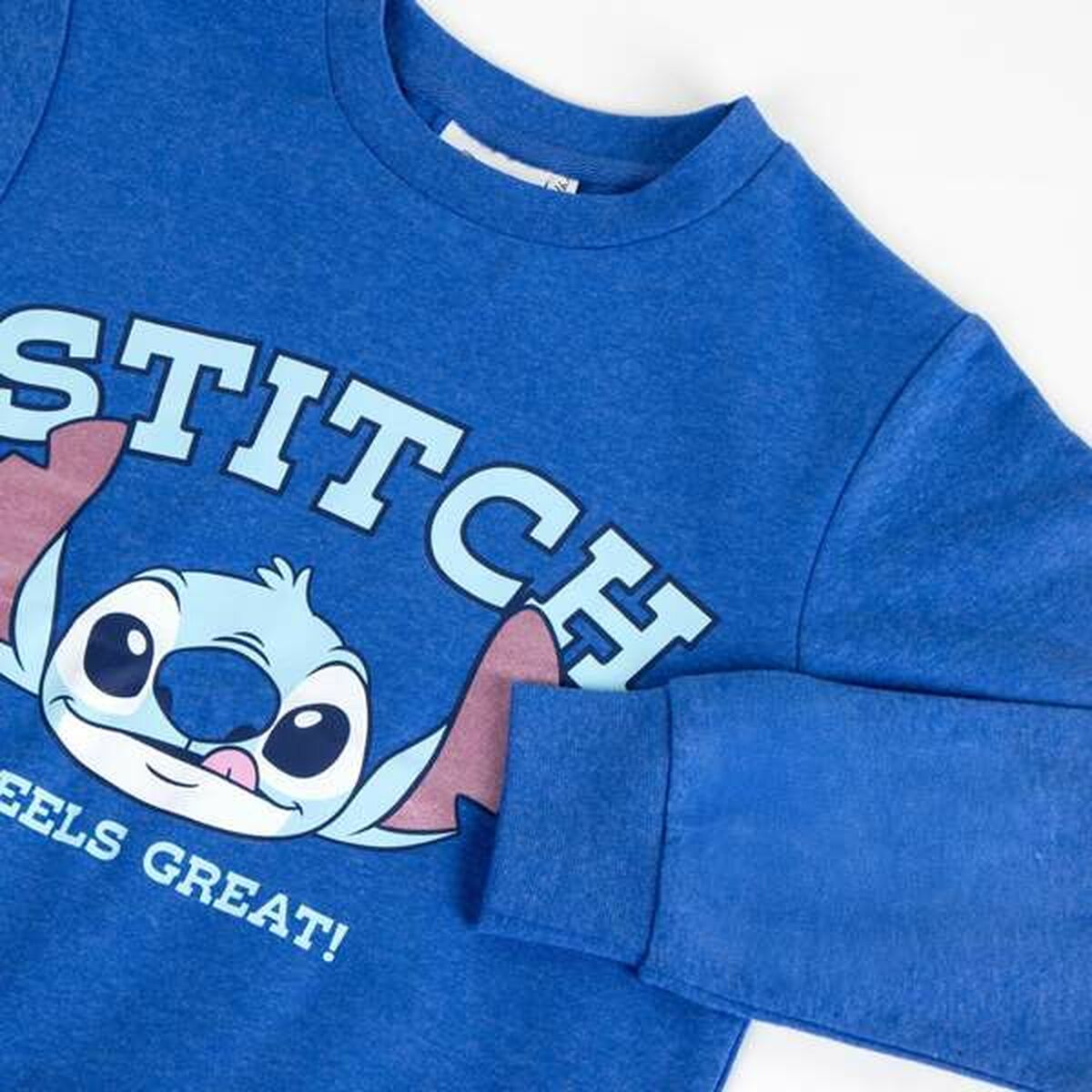 Stitch Children’s Sweatshirt Without Hood Stitch Dark Blue