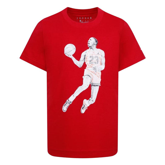 Jordan Child's Short Sleeve T-Shirt Jordan Air Jordan Dots Ss Red