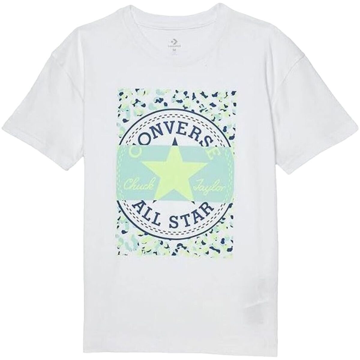 Converse Child's Short Sleeve T-Shirt Converse Boyfriend Graphicrt White