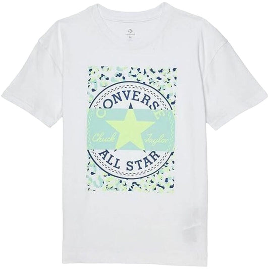 Converse Child's Short Sleeve T-Shirt Converse Boyfriend Graphicrt White