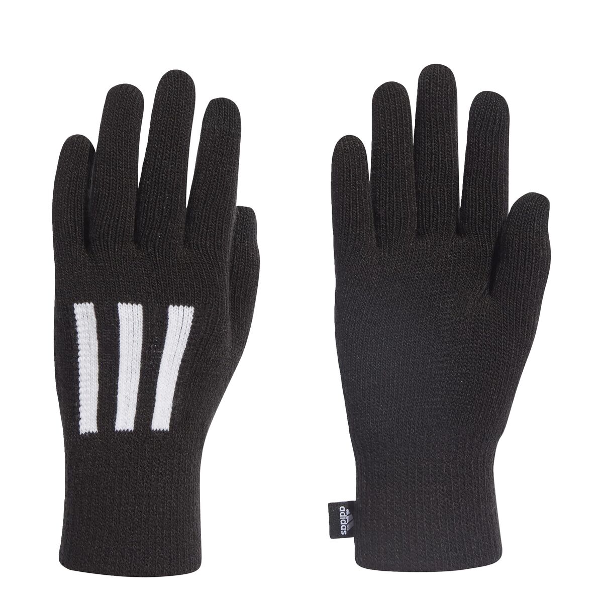 Adidas Gloves Adidas 3 Stripes Black