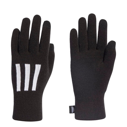Adidas Gloves Adidas 3 Stripes Black