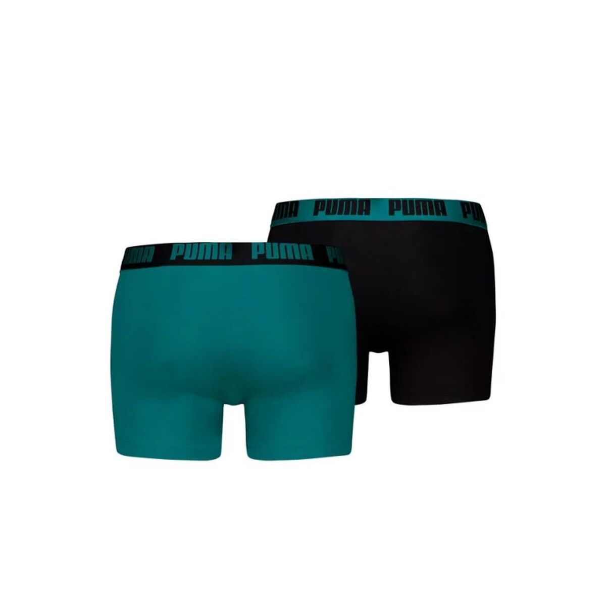 Puma Men's Boxer Shorts Puma Everyday Sea Black Green 2 Pieces