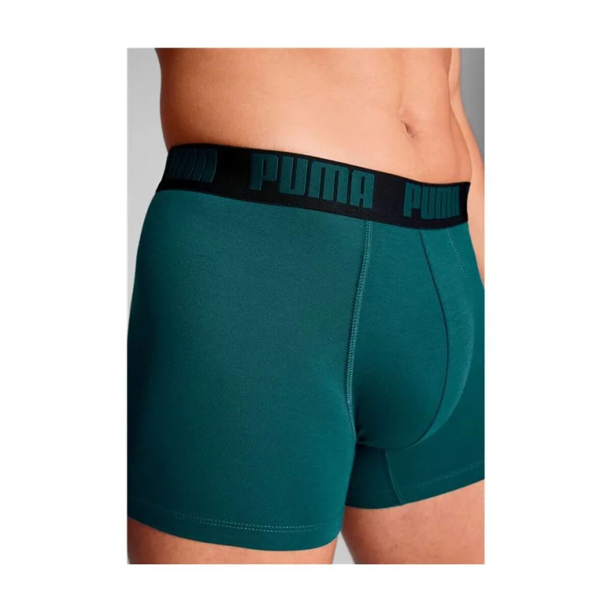 Puma Men's Boxer Shorts Puma Everyday Sea Black Green 2 Pieces