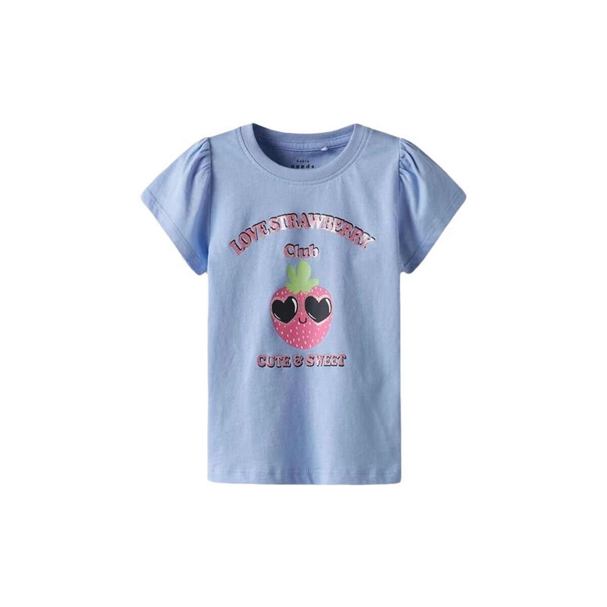 Name It Child's Short Sleeve T-Shirt Name It Nmfvibeke Capsl Serenity Indigo