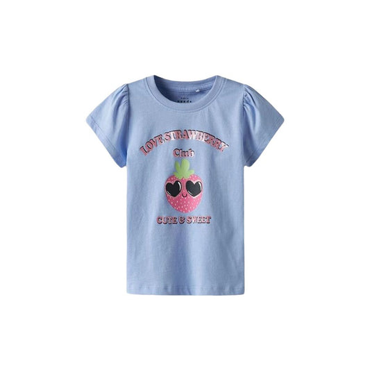 Name It Child's Short Sleeve T-Shirt Name It Nmfvibeke Capsl Serenity Indigo