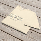 Kiksy Same Chaos Better Weather slogan t-shirt in cream, styled casually with jeans for busy UK mums.