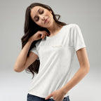 Kiksy cream Twin Energy t-shirt for twin mums featuring The Twin Club Mama Edition logo on the front